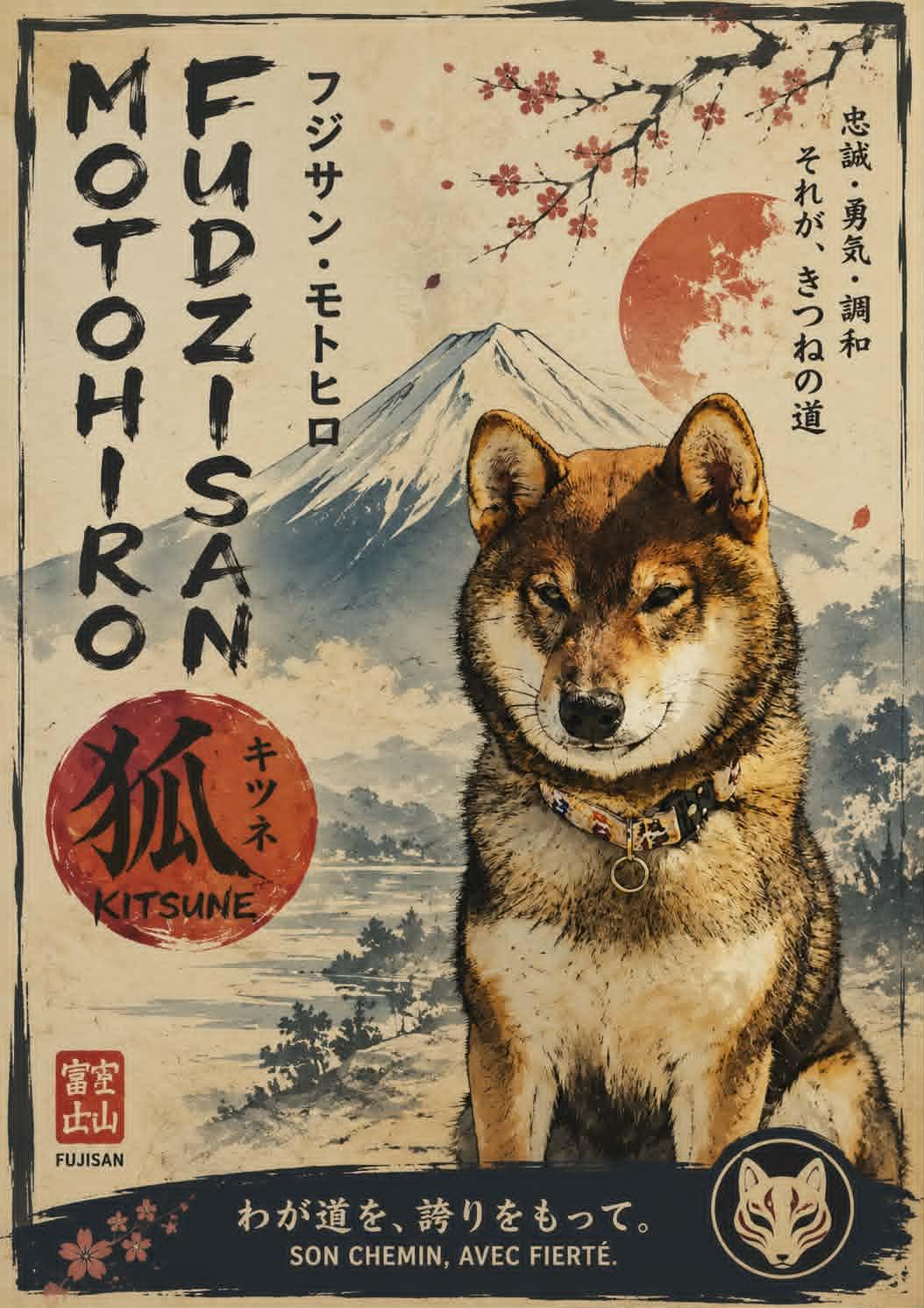 Kitsune le shiba sesame