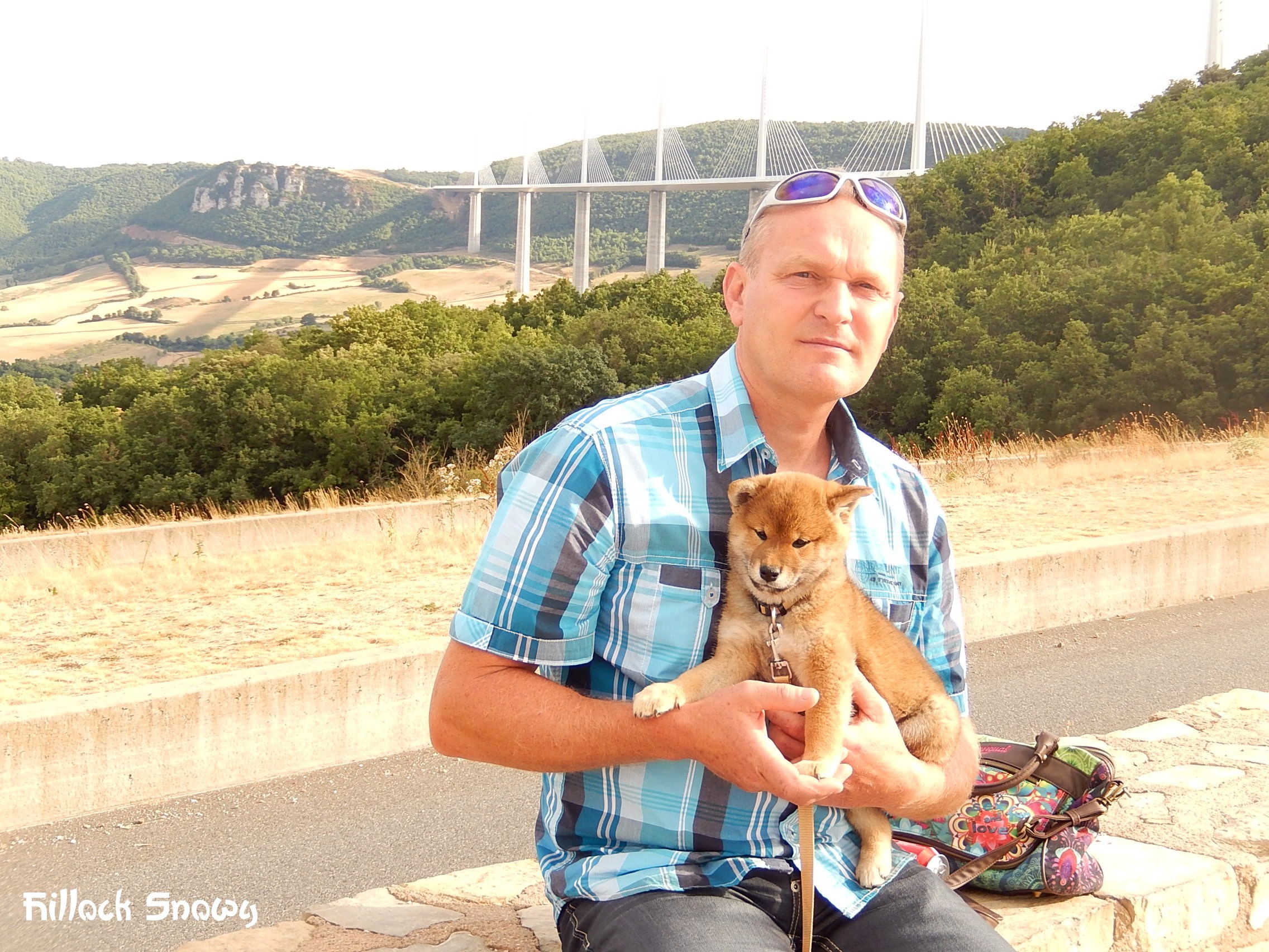 Petite pause au viaduc de Millau